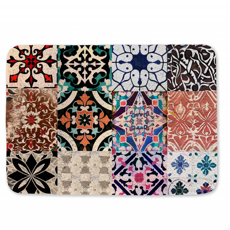 Tapis de bain tendance en microfibre / microsuède, L 17 po x L 24 po