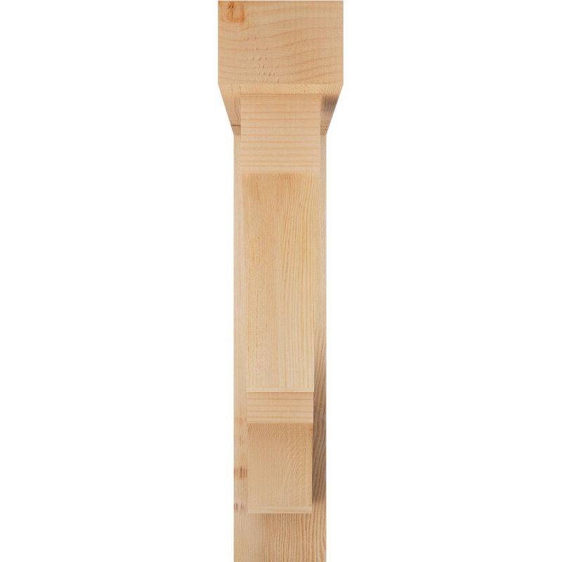 Support de bloc Balboa avec entretoise décalée, 32 x 32, Sapin Douglas de l 6 po (scié brut)