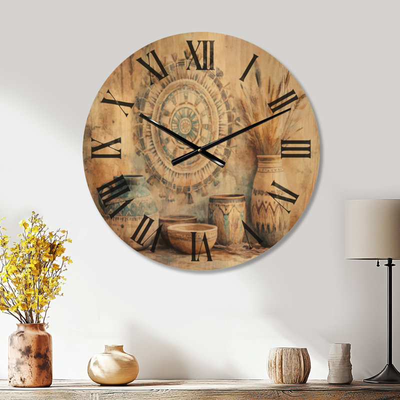 Horloge murale Boho, Medium