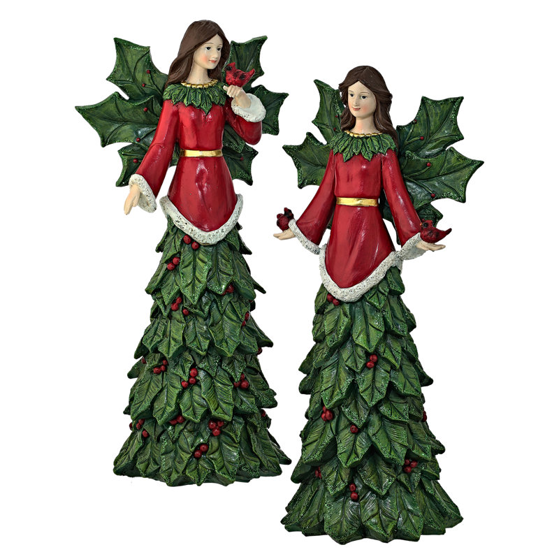 14 po résine Holly Angels