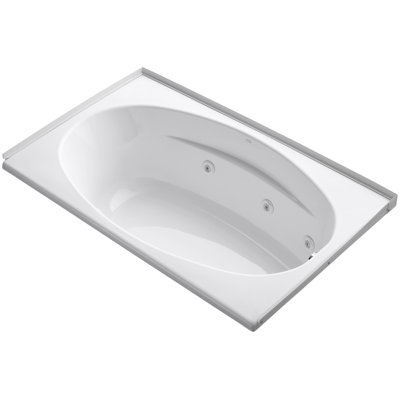 Alcove 60" x 36" Whirpool Bathtub