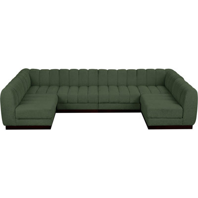 Hippen Upholstered U-Shaped Sectional Symmetrical