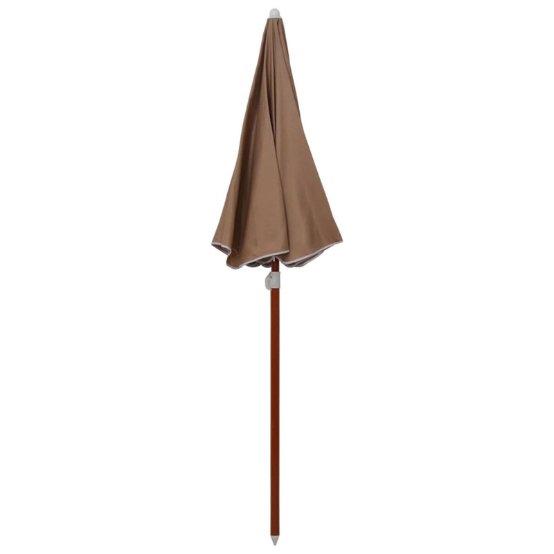 Emmalynn 155cm Market Parasol, Taupe