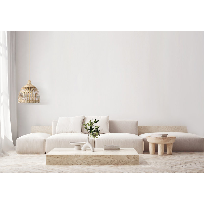 Luminaire suspendu en forme de dôme naturel à 1 lumière Anira