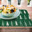 Scandinavian Holiday Trees Reversible Rectangular Placemats