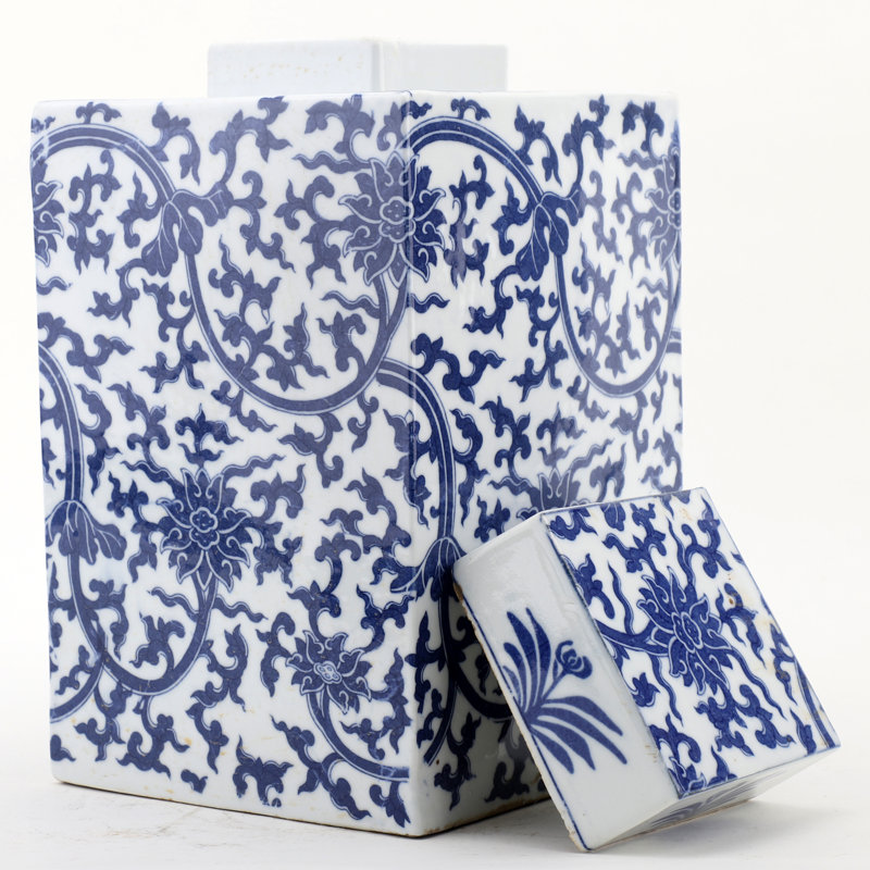 Handmade Porcelain China Ginger Jar
