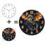 Horloge murale silencieuse en verre trempé de 30 cm, « Horloge Dragon Fantastique », sans tic-tac, fonctionne avec des piles (piles AA non comprises), décoration artistique pour la maison