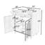 Meuble-lavabo 30 po avec lavabo, tiroir basculant, tablette réglable et portes-1636295382