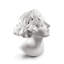 White 10.24" Porcelain Table Vase