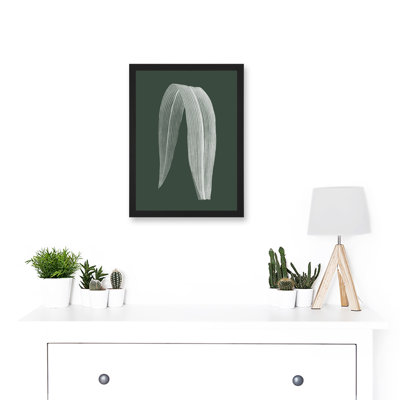 Botanics Hunter Folded Leaf Plant Nature - Single Picture Frame Print