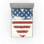 Ensemble de 2 drap-housse Ambesonne Americana drapeau patriotique bleu vermillon États-Unis-106771599