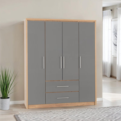 Louisa 4 Door Wardrobe
