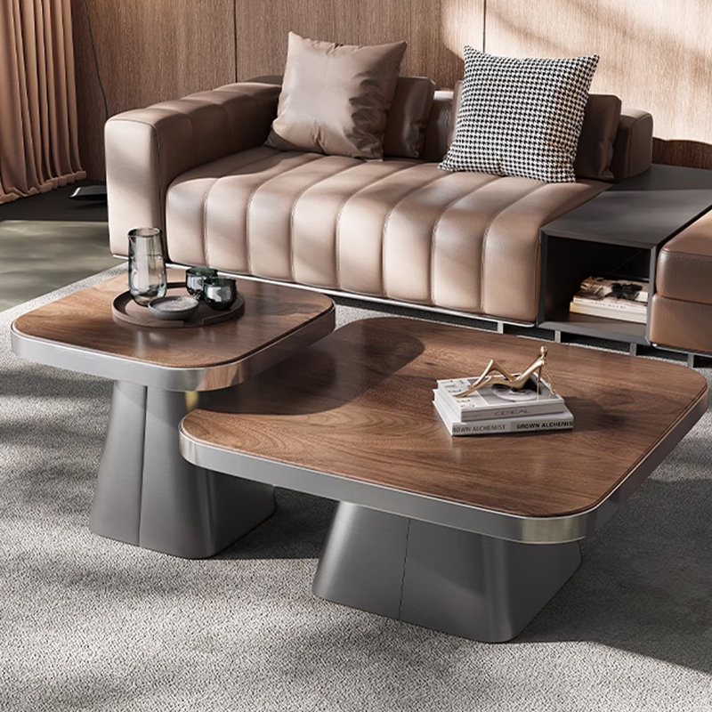 Walnut simple and versatile coffee table