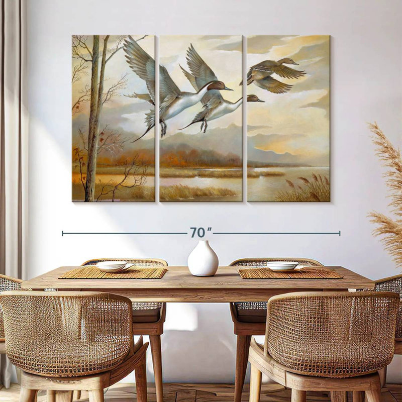 Brampt Pintails, 42" H x 65" W