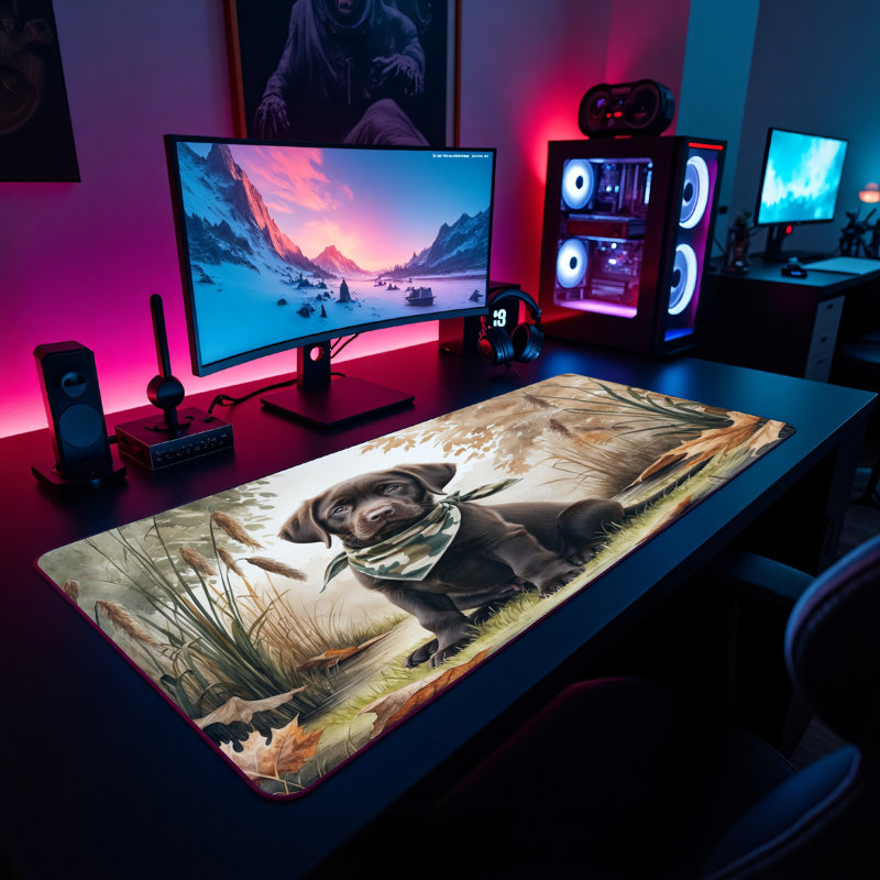 Polyester Desk Pad, 23.6x13.8