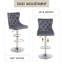 Swivel Upholstered Adjustable Height Counter Stool with Metal Frame-2108636920-2108636925