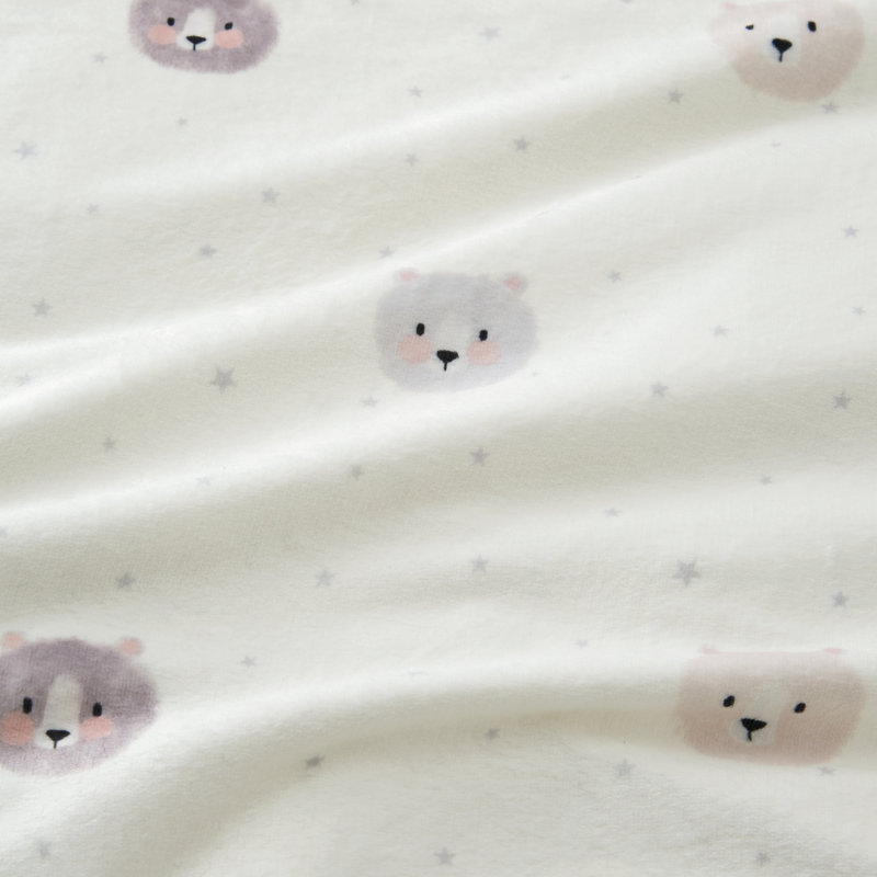 Cosy Bear So Soft Duvet Cover Set, Double Duvet Cover + 2 Standard Pillowcases