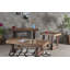 Console en bois massif de 54 po Soline
