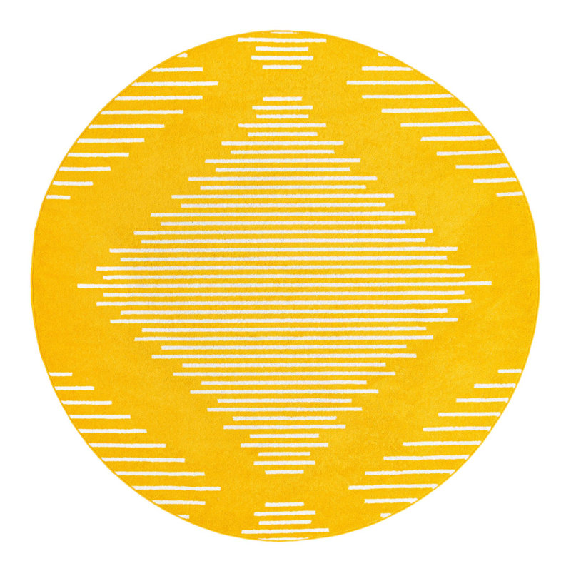 Kai Geometric Indoor Rug, Round 2'