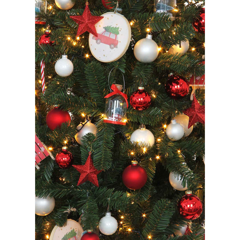 Artificial Christmas Tree, 5.09ft H x 2.99ft W x 2.99ft D