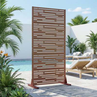 Metal Privacy Screen Panel Pattern