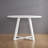 Round Dining Set, Trestle Dining Table with Side Chairs-1900811864-1900811868