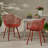 Outdoor Poppy Chair: Weather-, Stable, Red Polypropylene, 23.2 In.D X 21 In.W 32 In.H, Minimalist Chair For Space: Modern, In.H-267229988