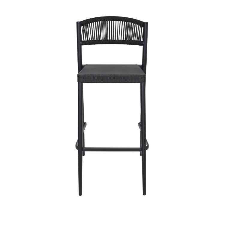 Tabouret de bar 30 po Tahiti, Noir