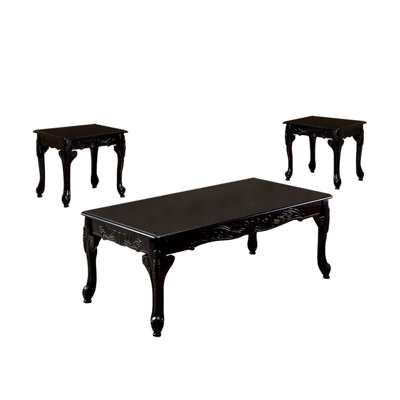Minnich Cheshire 3 Piece Coffee Table Set by Darby Home Co