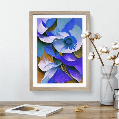 Flowing Abstract Floral No.2 - Single Picture Frame Painting