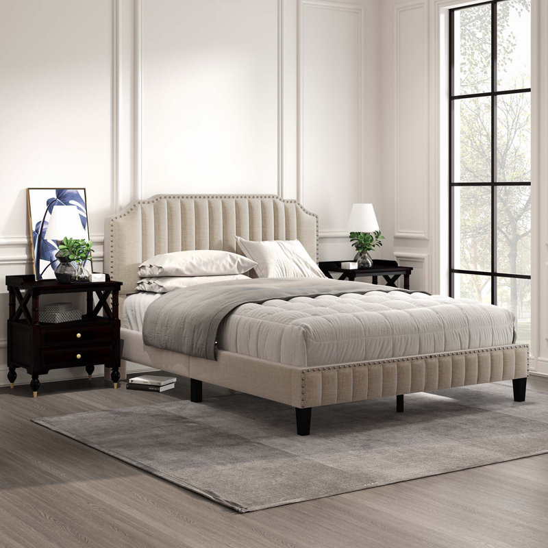 Ensemble de chambre à coucher, Beige, Double