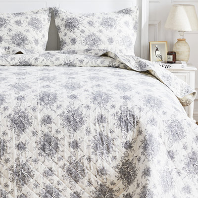 PETIT TOILE FLANNEL COTTON QUILT SET