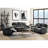 Gray Chenille With Reclining Feature And Practical Drop Down Table Contemporary 3 Practicality