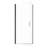 Cressa Semi-Frameless Circular Pivot Shower Door With Tempered Safety Glass And Corrosion-Resistant Frame-123043999-123044002