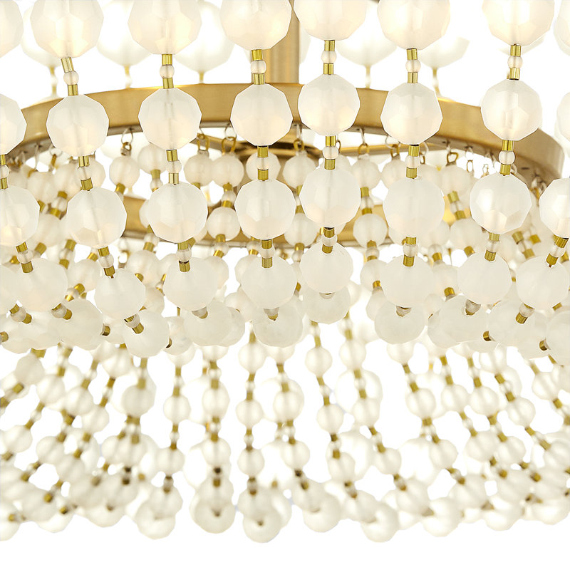 Ophelia 8 - Light Aged Brass Cylinder Pendant