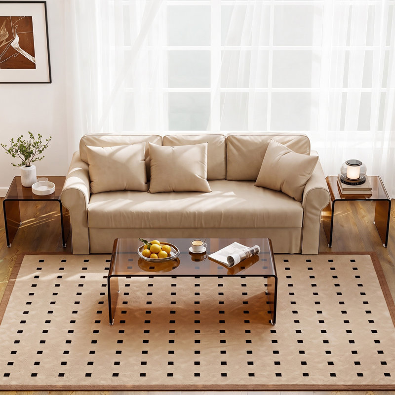 Tempered Glass Top Coffee Table