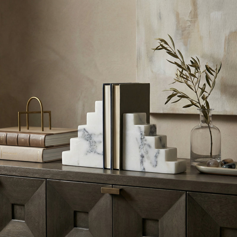 Modern & Contemporary Marble Bookends