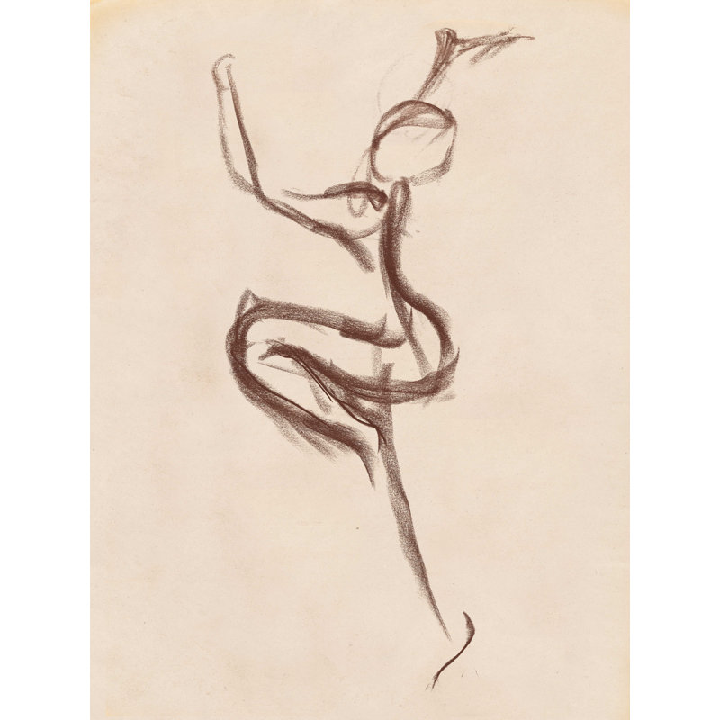 «Figure Study II» par Wild Apple Portfolio - impression sur toile tendue, H 24 po x l 18 po