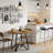 31.5" Small Round Dining Table, Industrial Kitchen Table For 2-4
