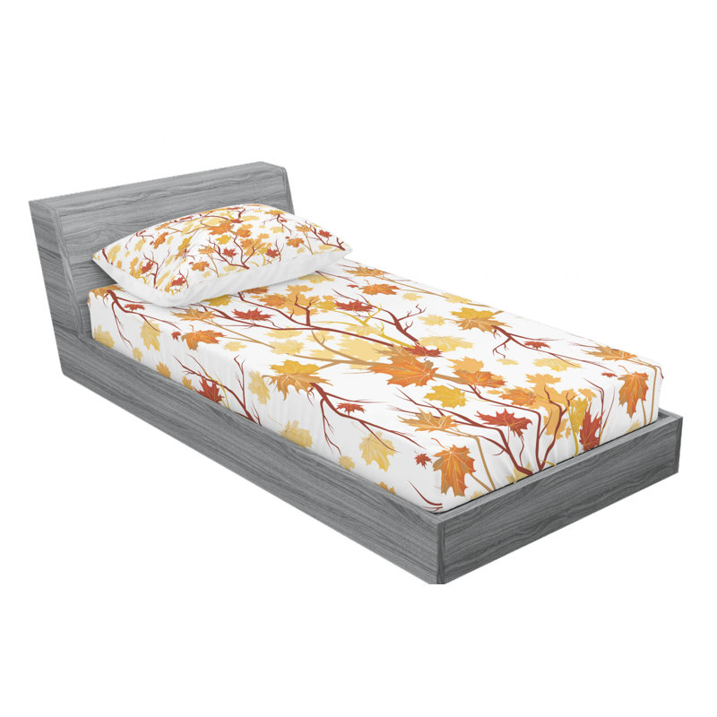 Microfiber Sheet Set, Twin Sheet Set with Fitted Sheet