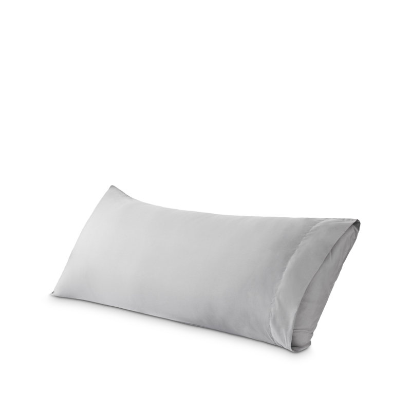 Microfiber Body Pillowcase Envelope Closure, Cloud Gray