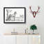 Mottled Horse by Jean Bernard - Picture Frame Drawing Print-55582112-55582113