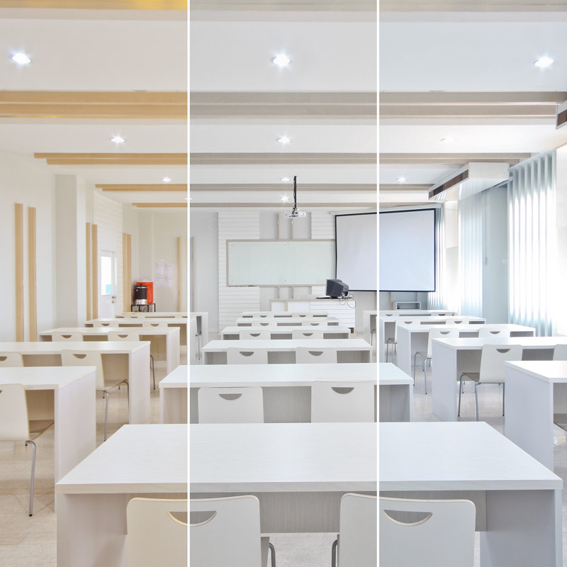 Luxrite 4" Commercial LED Recessed Light, J-Box, 9/12/15W, 3 Colour Selectable 3000K-5000K, IC Rated, Wet Rated, UL Listed
