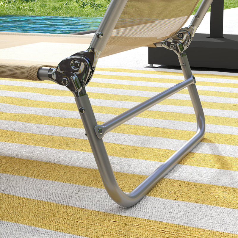 Oliviya 182cm Long Reclining Double Sun Lounger