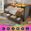 Upholstered Linen Daybed-1354619341