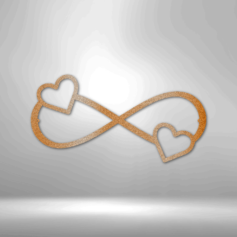 Plaques en acier à double cœur Infinity, H 7 po x l 17,5 po x P 0,048 po, Copper