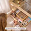 120cm W x 136cm H Modern Dressing Table with 7 Drawers, 3-Colour LED Mirror & Built-In Power-1046989311