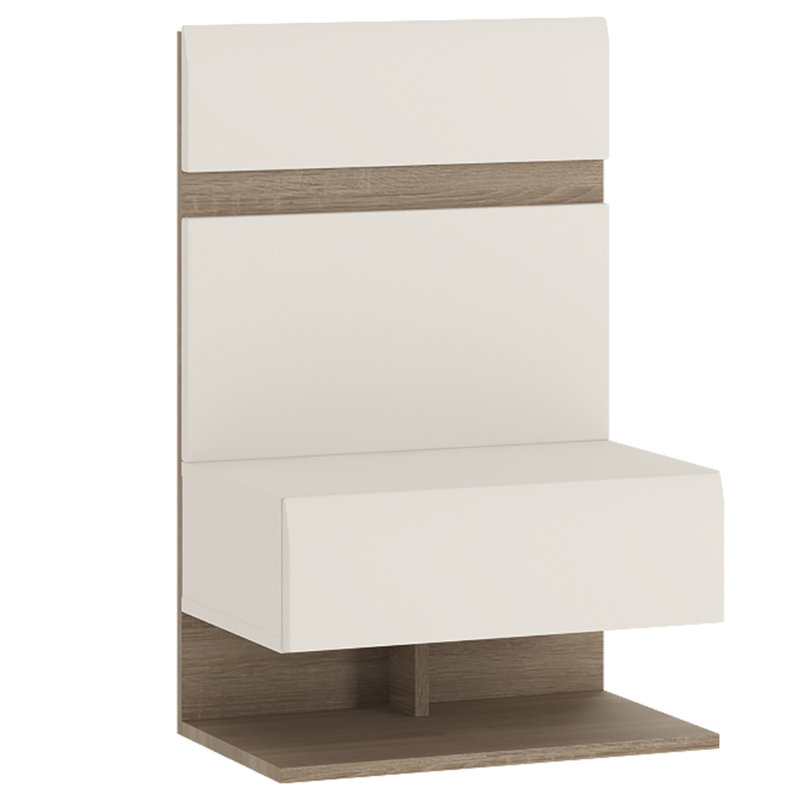 Lancaster 50cm W Manufactured Wood Bedside Table