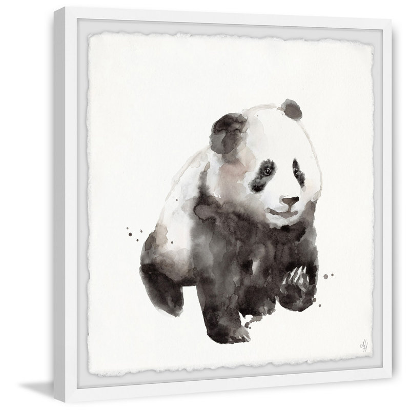 «Dreamy Panda» par Reale, reproduction encadrée, H 18 po x l 18 po x P 1,5 po