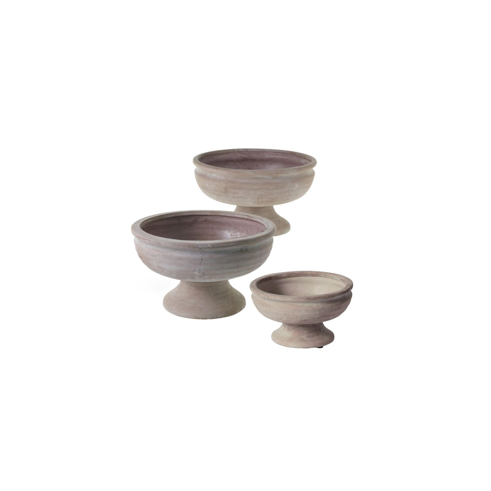 Hettie Handmade Ceramic Urn Planter, 5.75" H x 10.25" W x 10.25" D